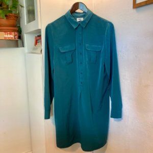 OLD NAVY Teal Tunic Dress silky M